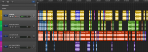 1.1 Representación sinóptica de las intervenciones de diferentes recursos de sonido en Forbrydelsen 1x07